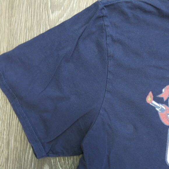 GHOSTBUSTERS STAY PUFT Quality Marshmallows T Shirt Size L Blue Retro Casual - Picture 5 of 9